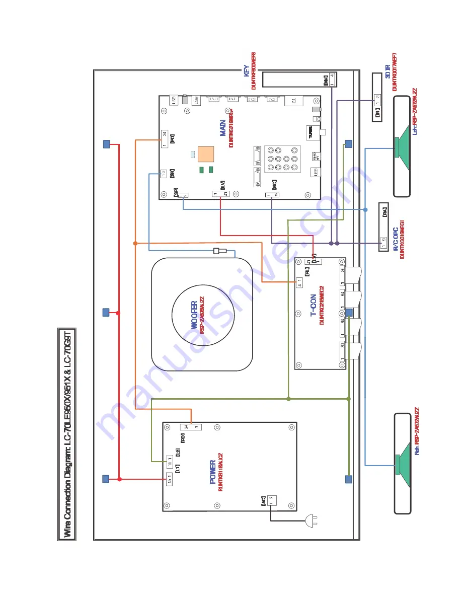 Sharp LC-60G9T Service Manual Download Page 57