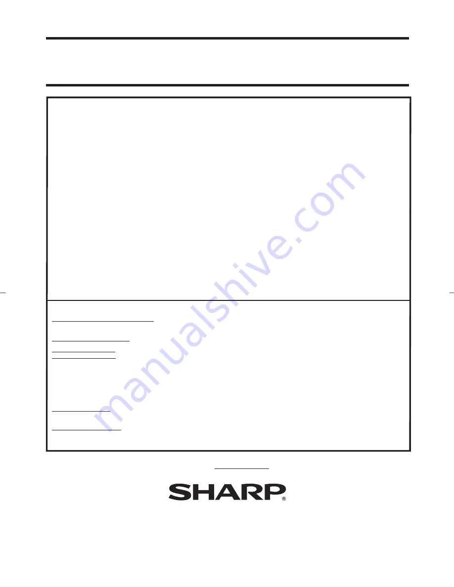 Sharp LC32D47U - LC - 32