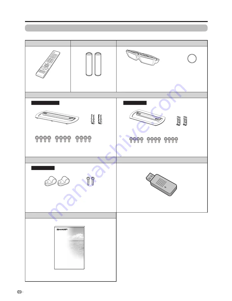 Sharp LC60LX849H Operation Manual Download Page 10