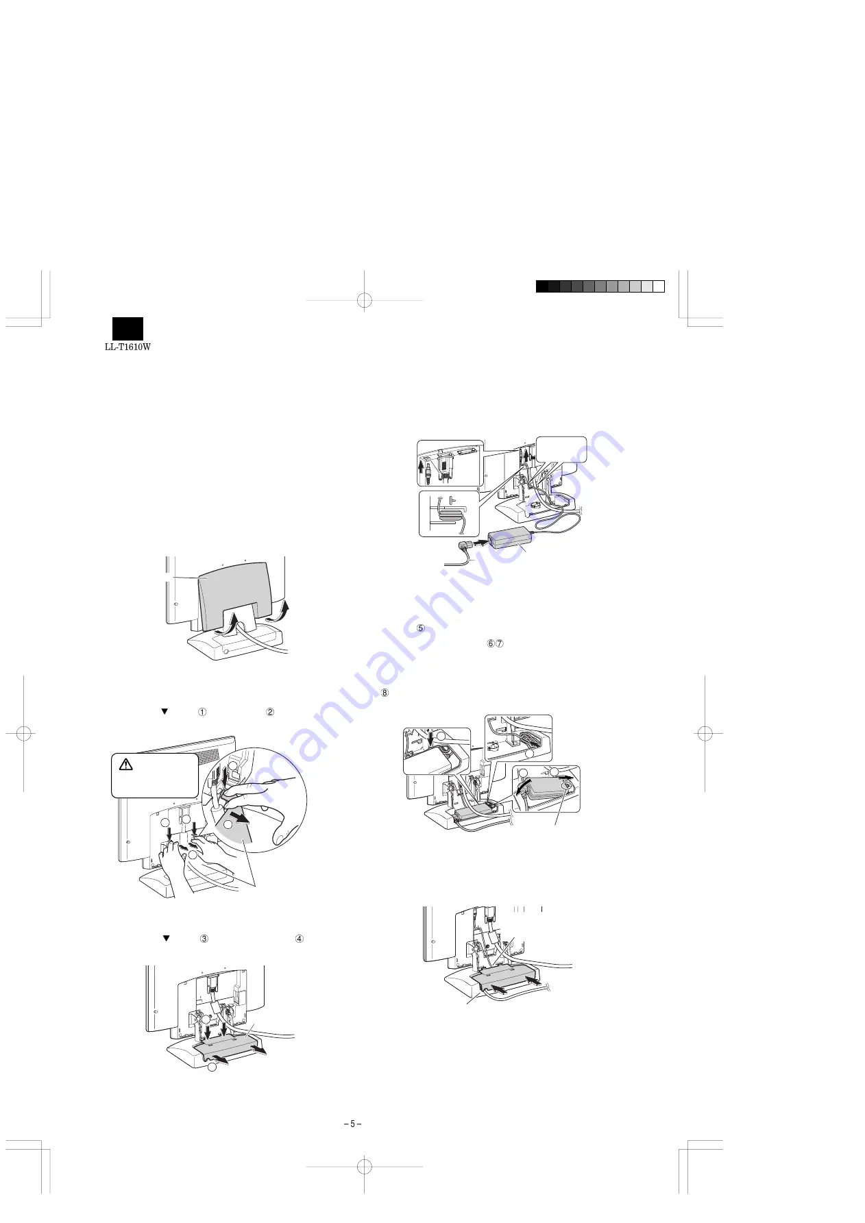 Sharp LL-T1610W Скачать руководство пользователя страница 6