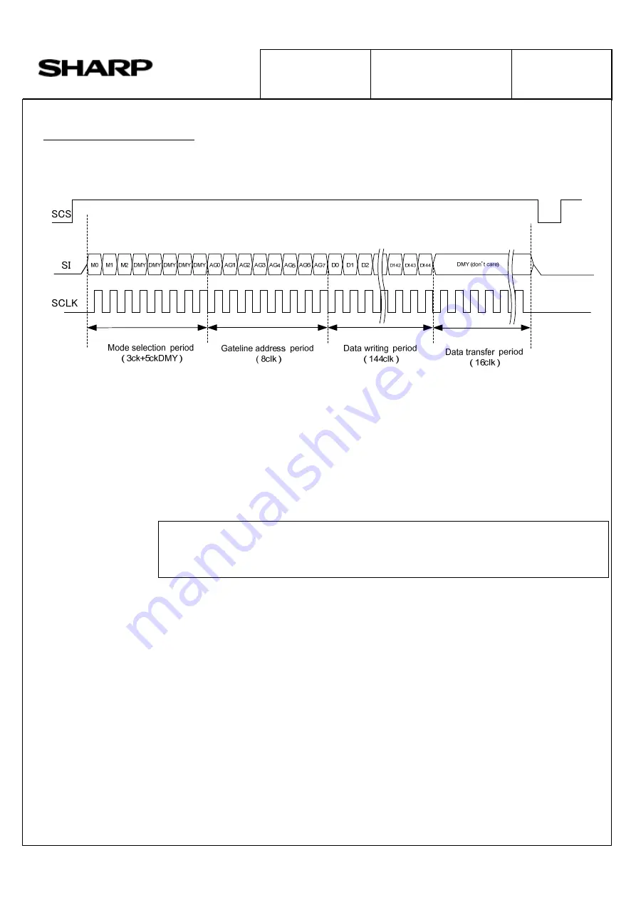 Sharp LS013B7DH07 Скачать руководство пользователя страница 20