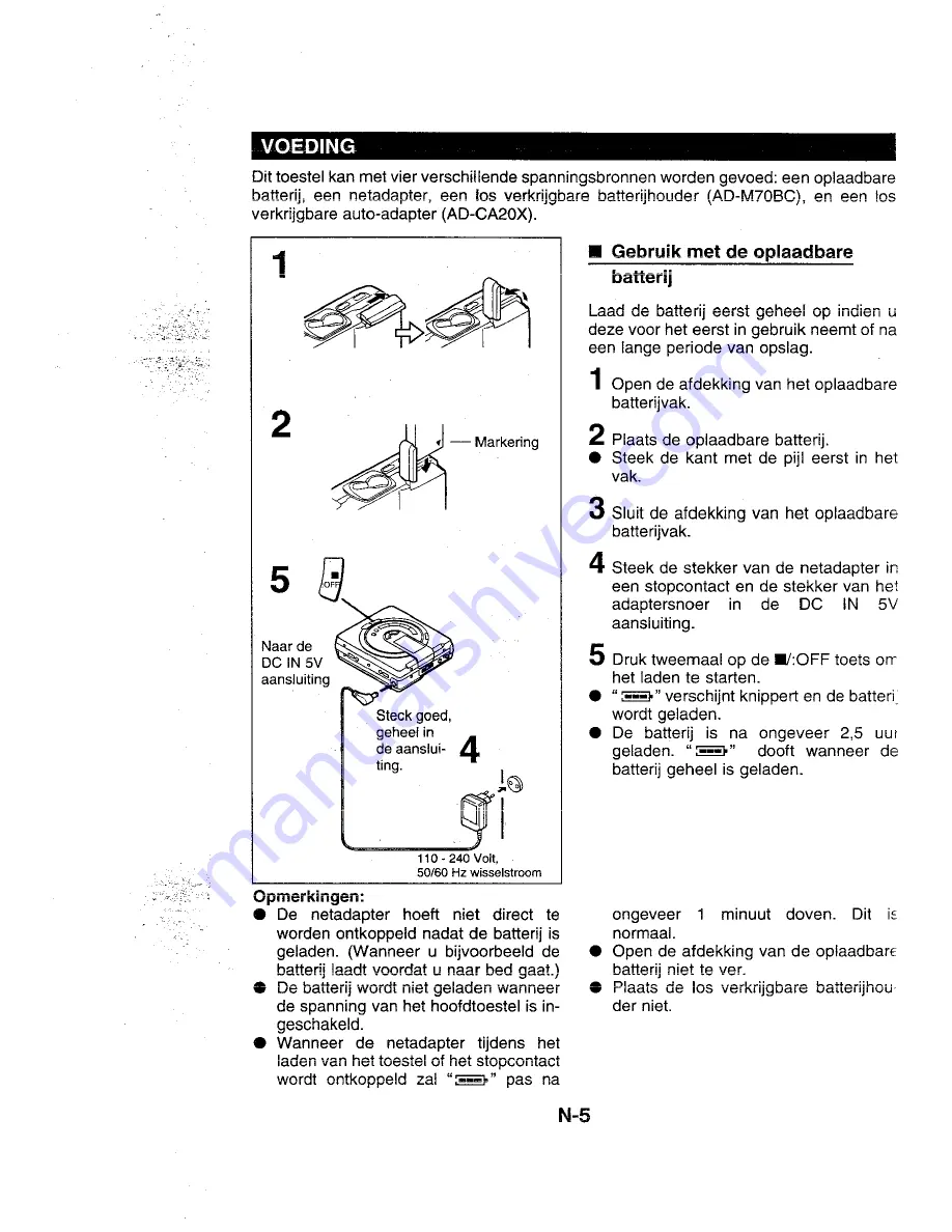 Sharp MD-MS701H Скачать руководство пользователя страница 12