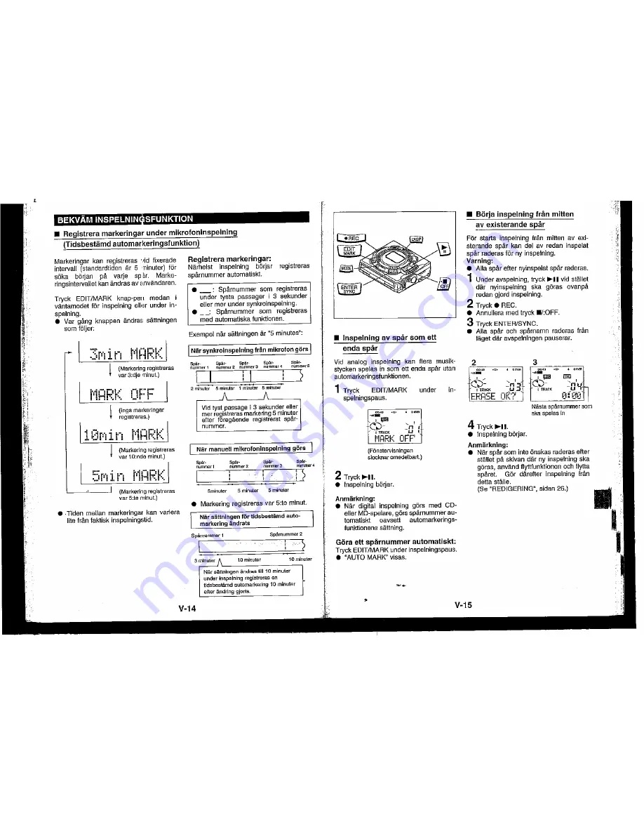 Sharp MD-MS722H Operation Manual Download Page 73