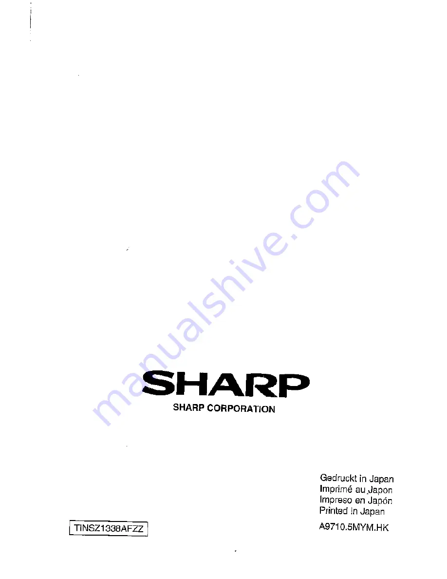 Sharp MD-S301H Скачать руководство пользователя страница 28