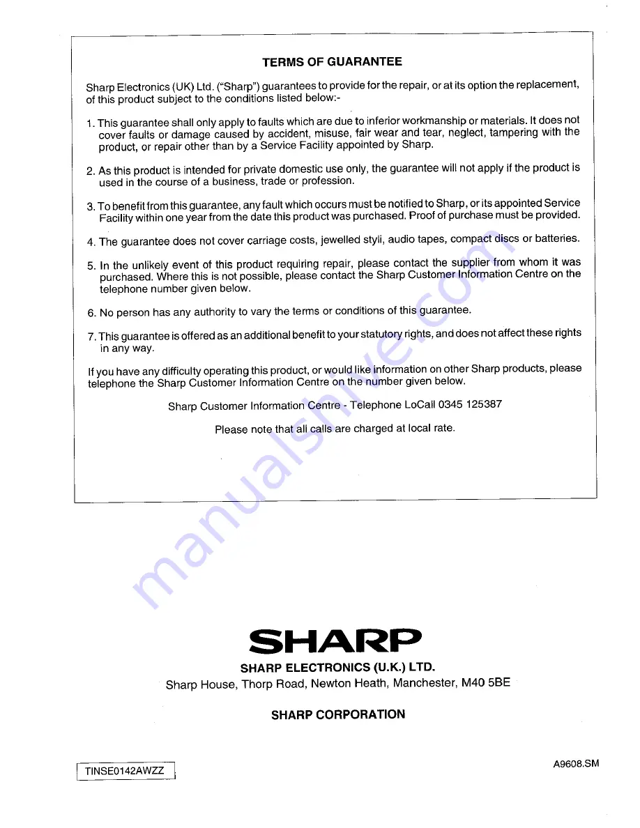 Sharp MD-X3H Operation Manual Download Page 48