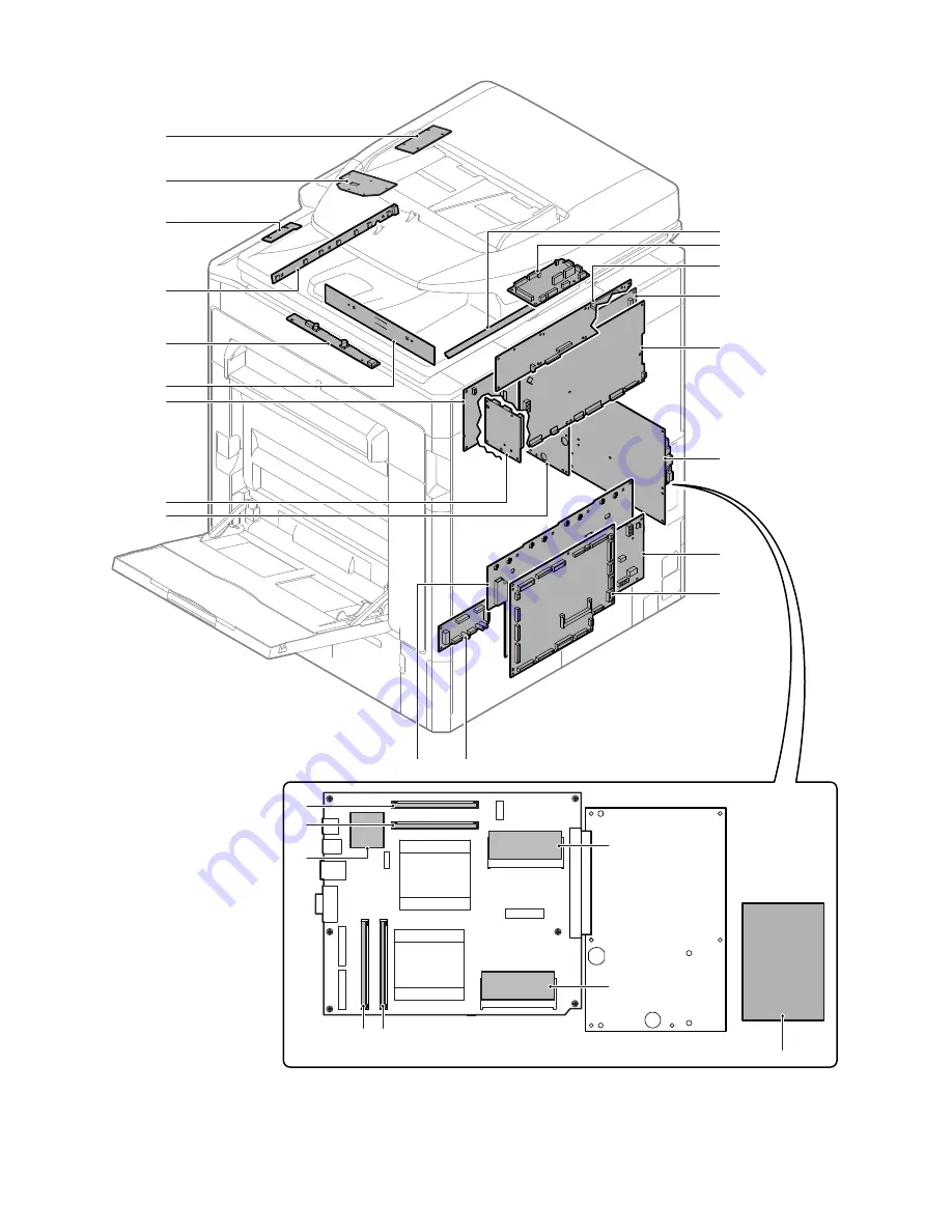 Sharp MX-1810U Service Manual Download Page 69