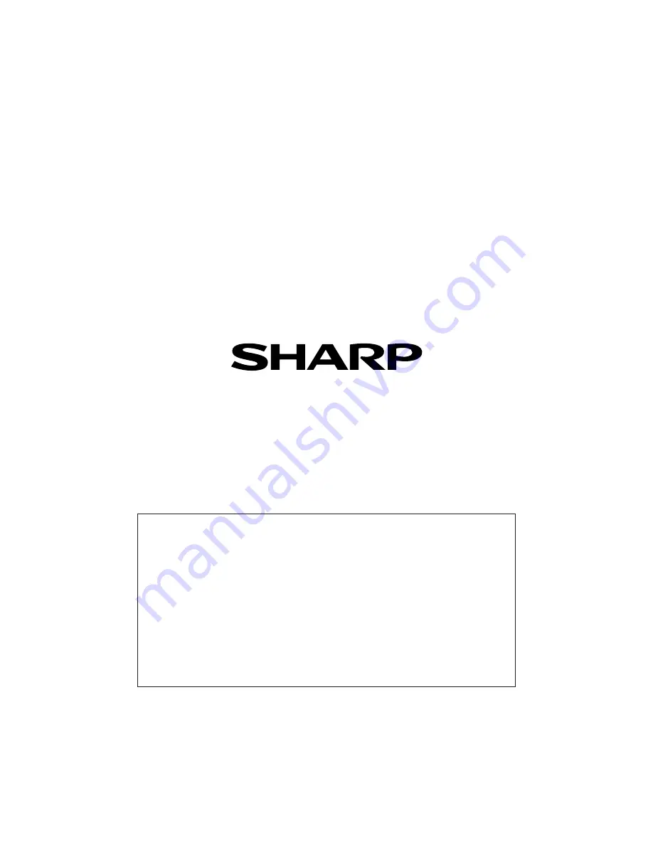 Sharp MX-2300 G Installation Manual Download Page 88