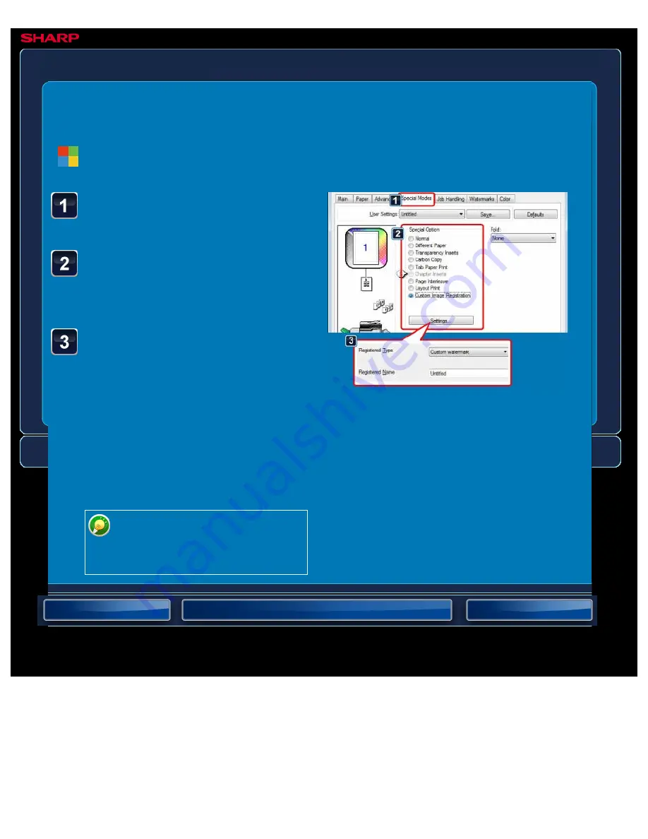 Sharp MX-2610N User Manual Download Page 489