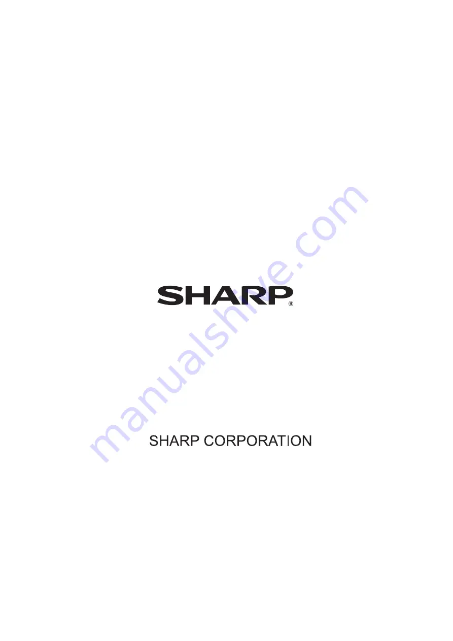 Sharp MX-3070N Скачать руководство пользователя страница 859