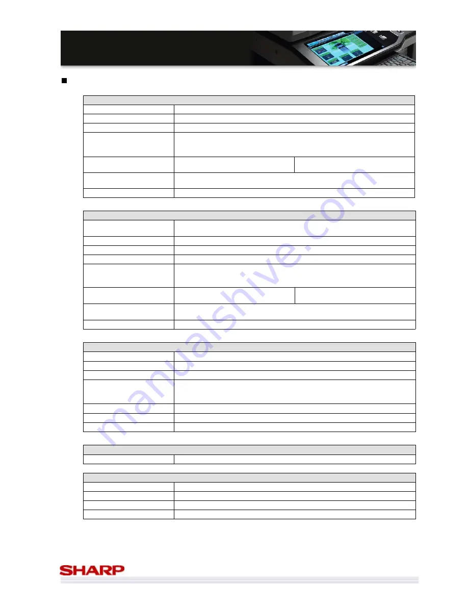 Sharp MX-3500/01N Sales Manual Download Page 72