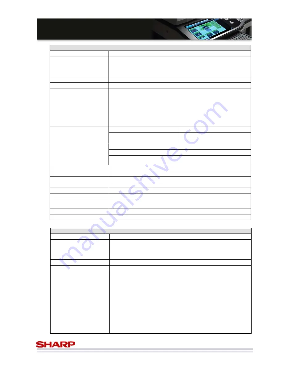 Sharp MX-3500/01N Sales Manual Download Page 74