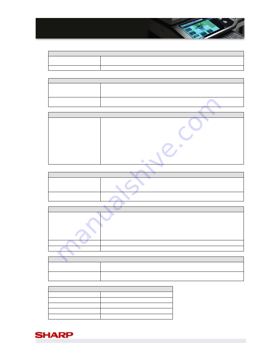 Sharp MX-3500/01N Sales Manual Download Page 76