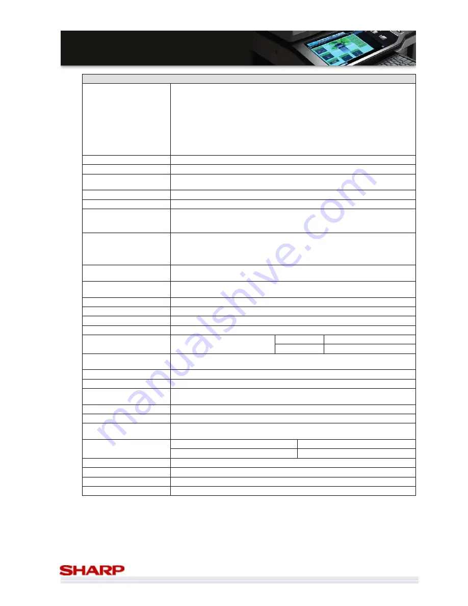 Sharp MX-3500/01N Sales Manual Download Page 88