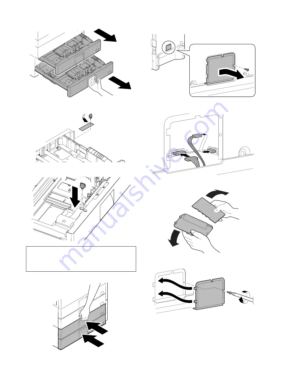 Sharp MX 3501N - Color Laser - Copier Installation Manual Download Page 21