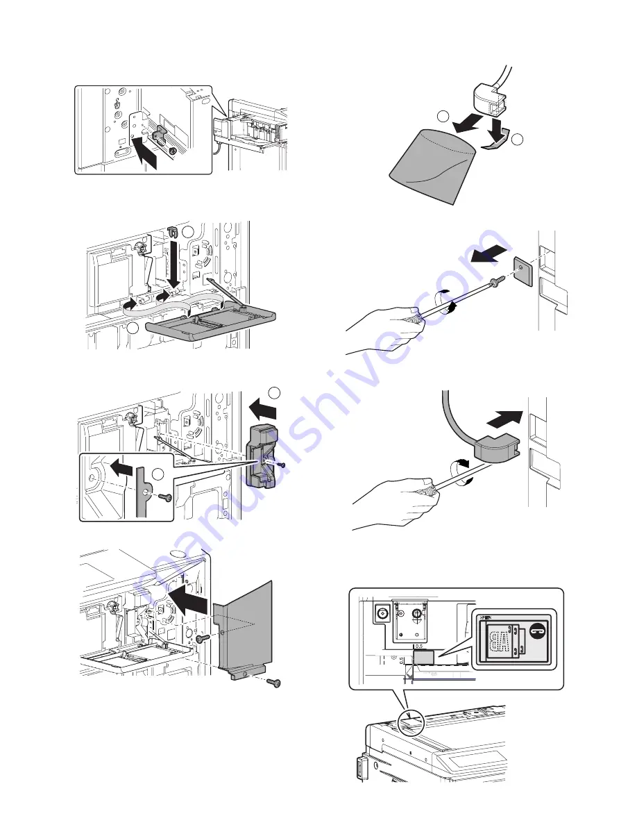 Sharp MX 3501N - Color Laser - Copier Installation Manual Download Page 37