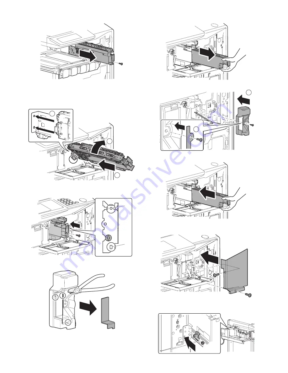 Sharp MX 3501N - Color Laser - Copier Installation Manual Download Page 41