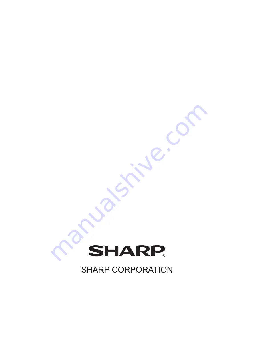 Sharp MX-7081 Скачать руководство пользователя страница 70