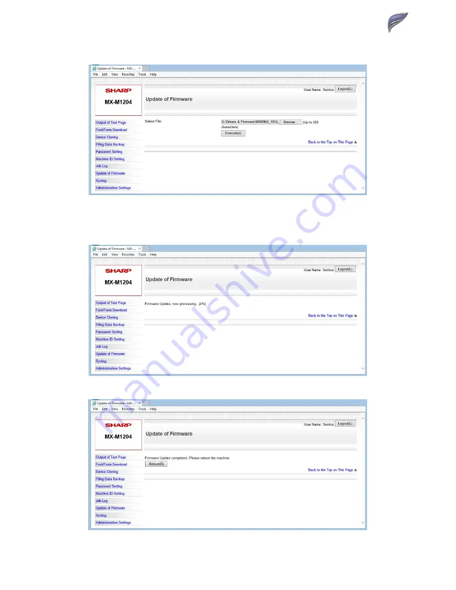 Sharp MX-M1054 Technical Handy Manual Download Page 28