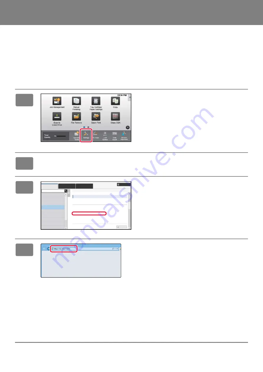 Sharp MX-M1056 Quick Start Manual Download Page 5