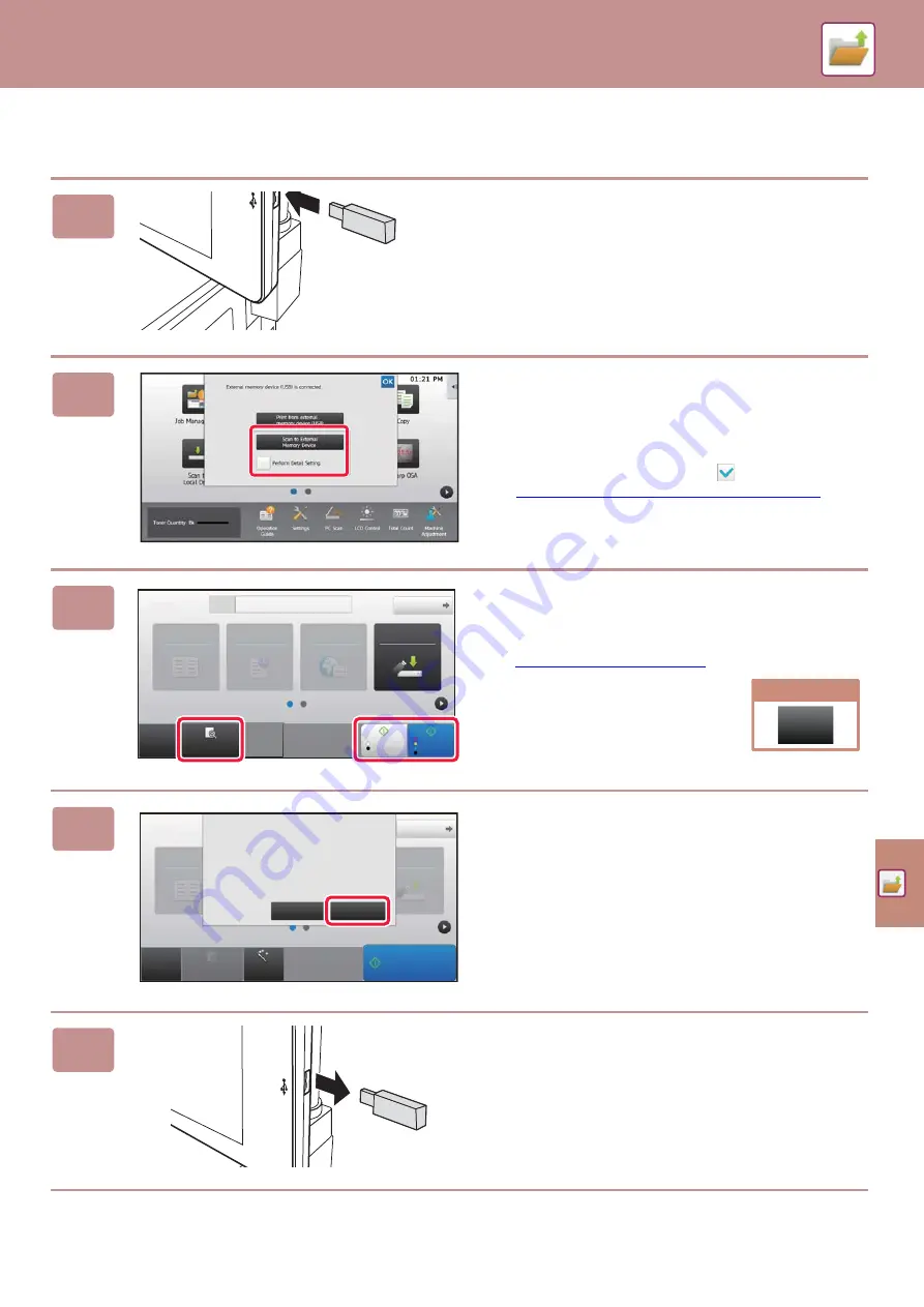 Sharp MX-M1056 Quick Start Manual Download Page 53