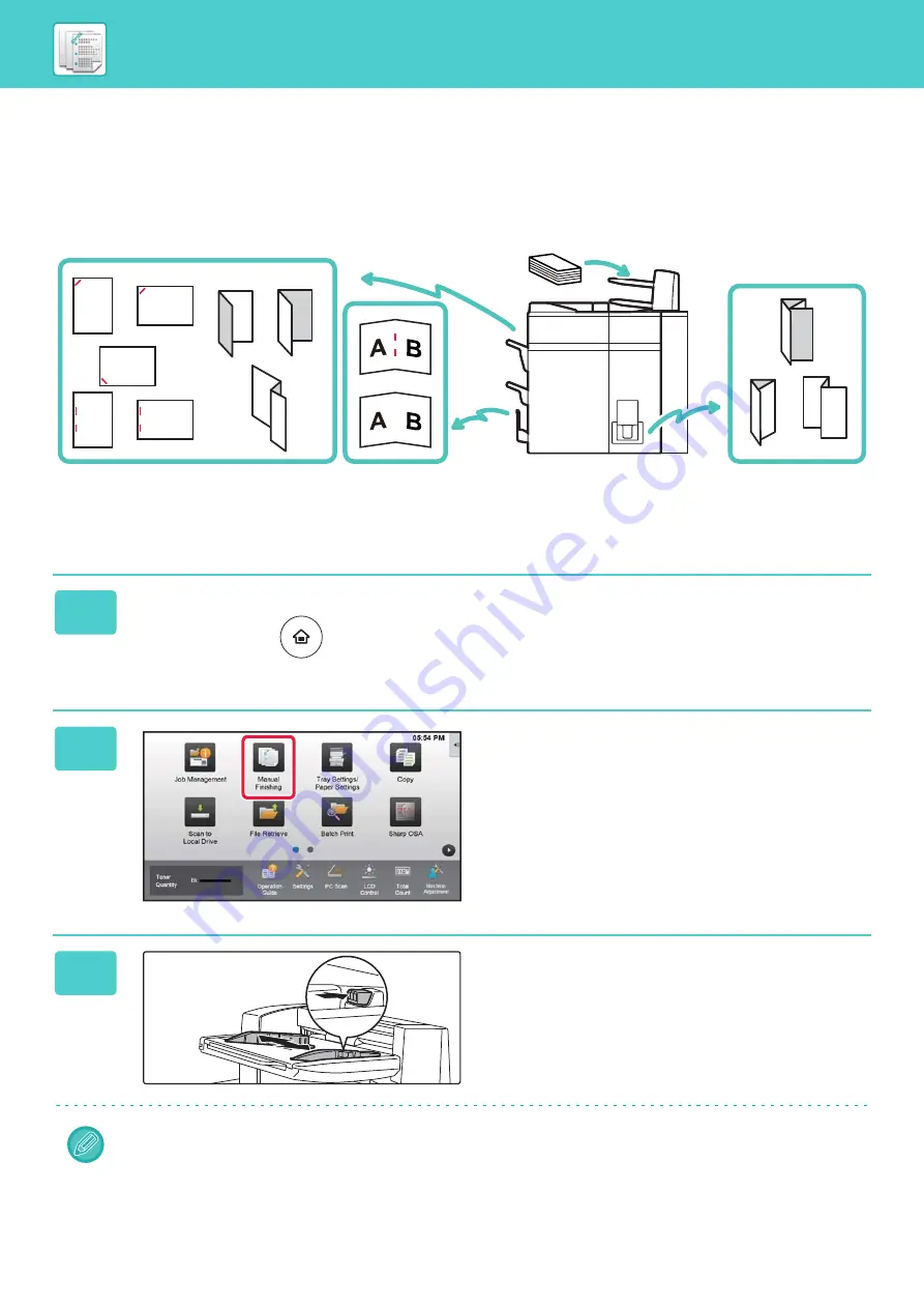 Sharp MX-M1056 Quick Start Manual Download Page 56