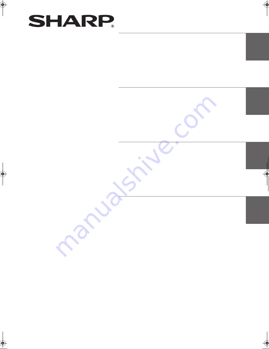 Sharp MX-M260 Software Setup Manual Download Page 1