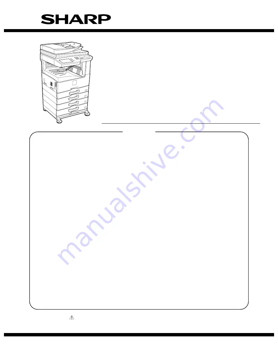 Sharp MX-M264N Скачать руководство пользователя страница 1