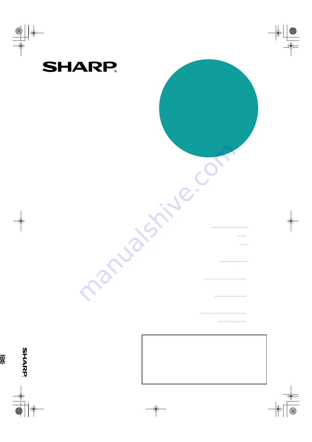 Sharp MX-M350-N Operation Manual Download Page 1