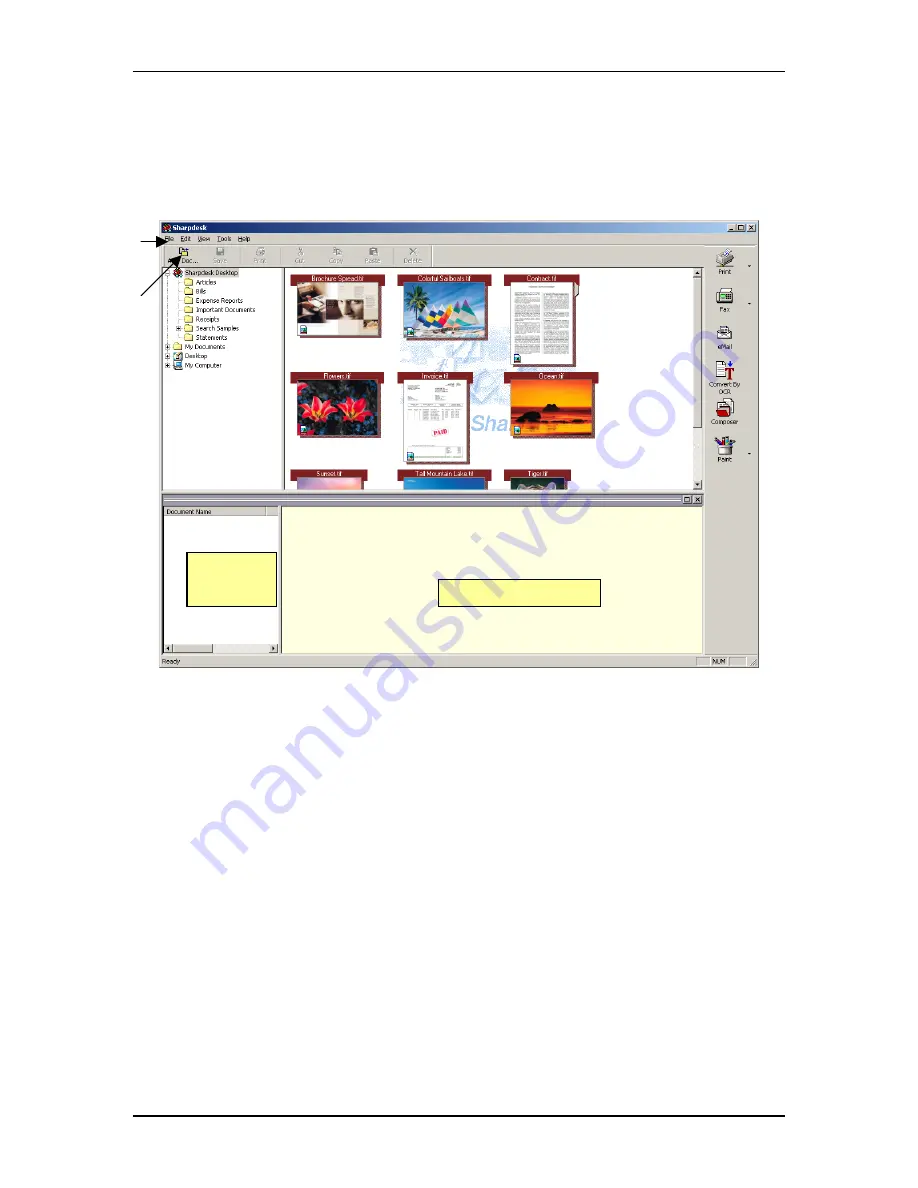 Sharp MXUSX5 - Desk - PC User Manual Download Page 58