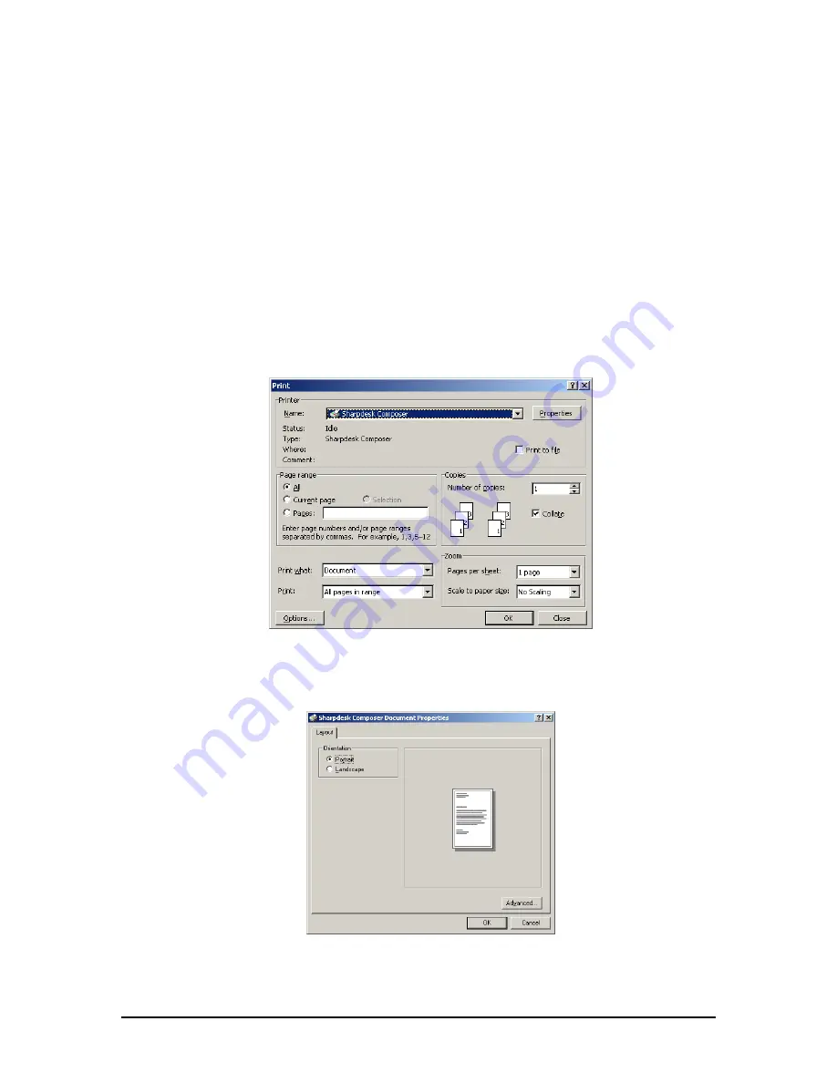 Sharp MXUSX5 - Desk - PC User Manual Download Page 61