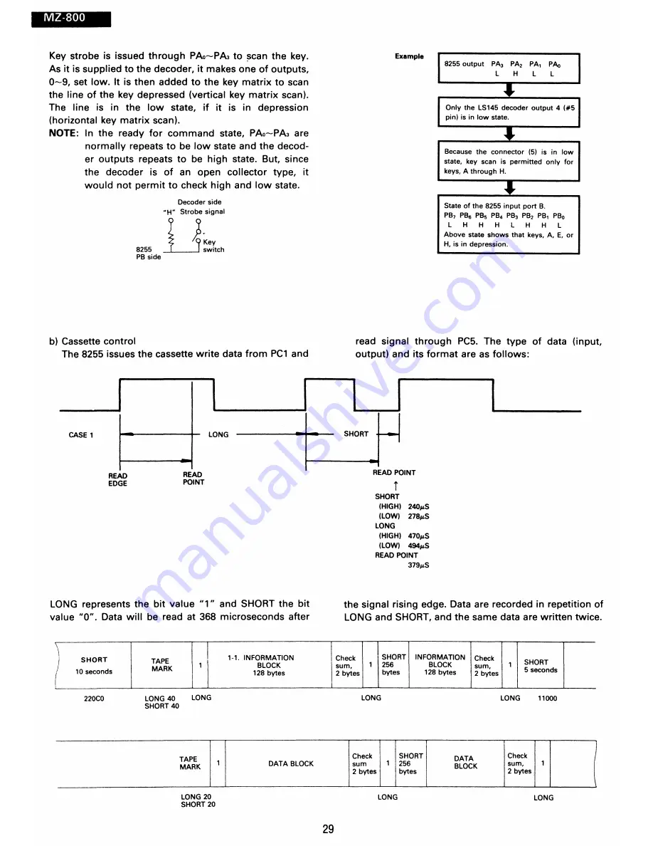 Sharp MZ-1E20 Service Manual Download Page 30