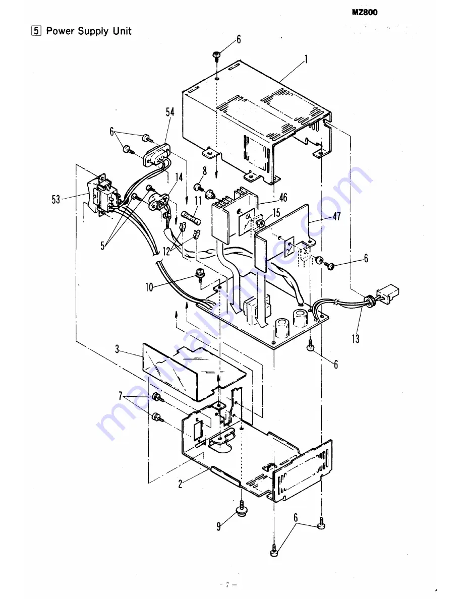 Sharp MZ-1E20 Service Manual Download Page 59