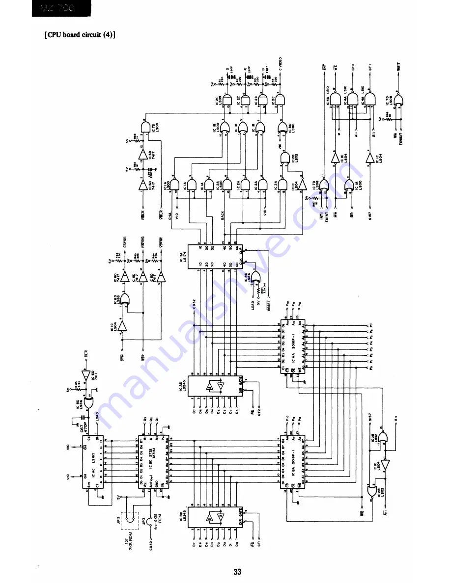 Sharp MZ-1P01 Service Manual Download Page 34