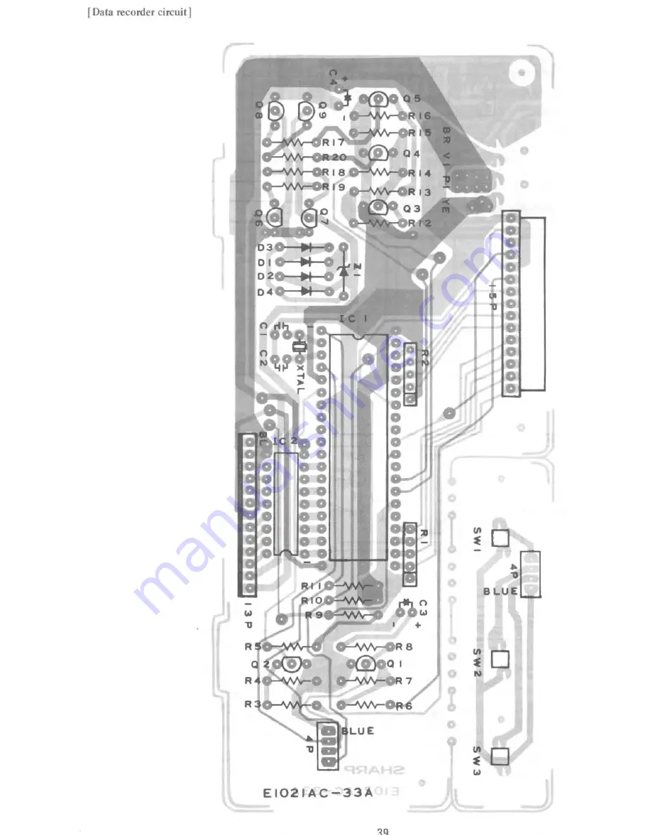 Sharp MZ-1P01 Service Manual Download Page 40