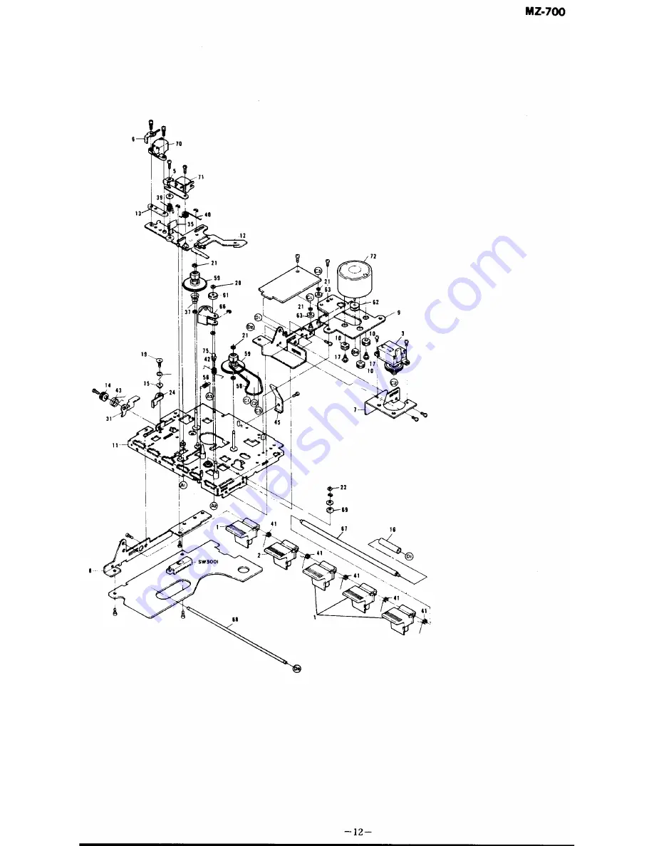 Sharp MZ-1P01 Service Manual Download Page 55