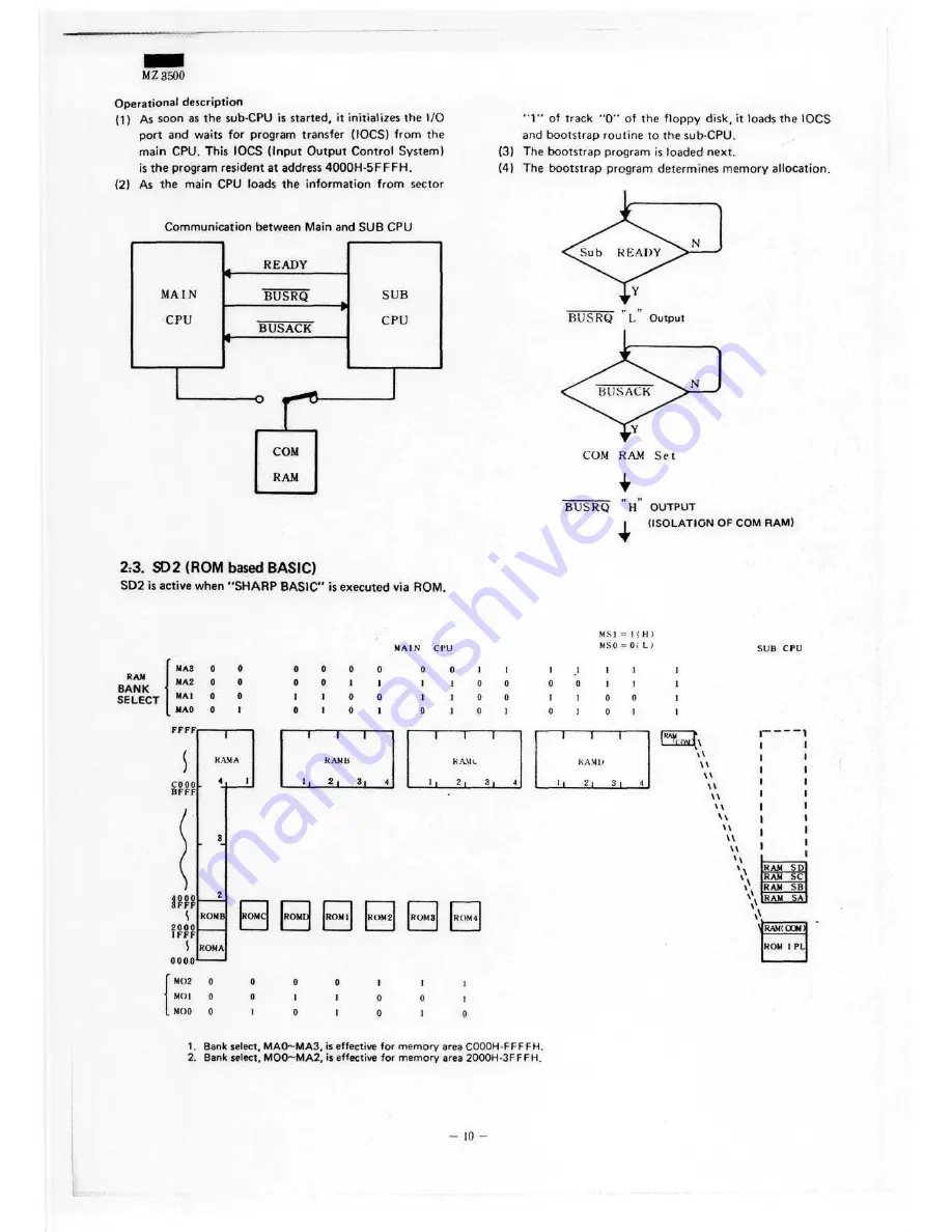 Sharp MZ-350C Скачать руководство пользователя страница 11