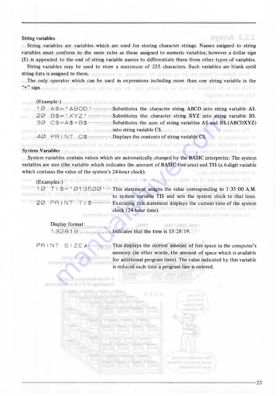 Sharp MZ-700 Series Owner'S Manual Download Page 25