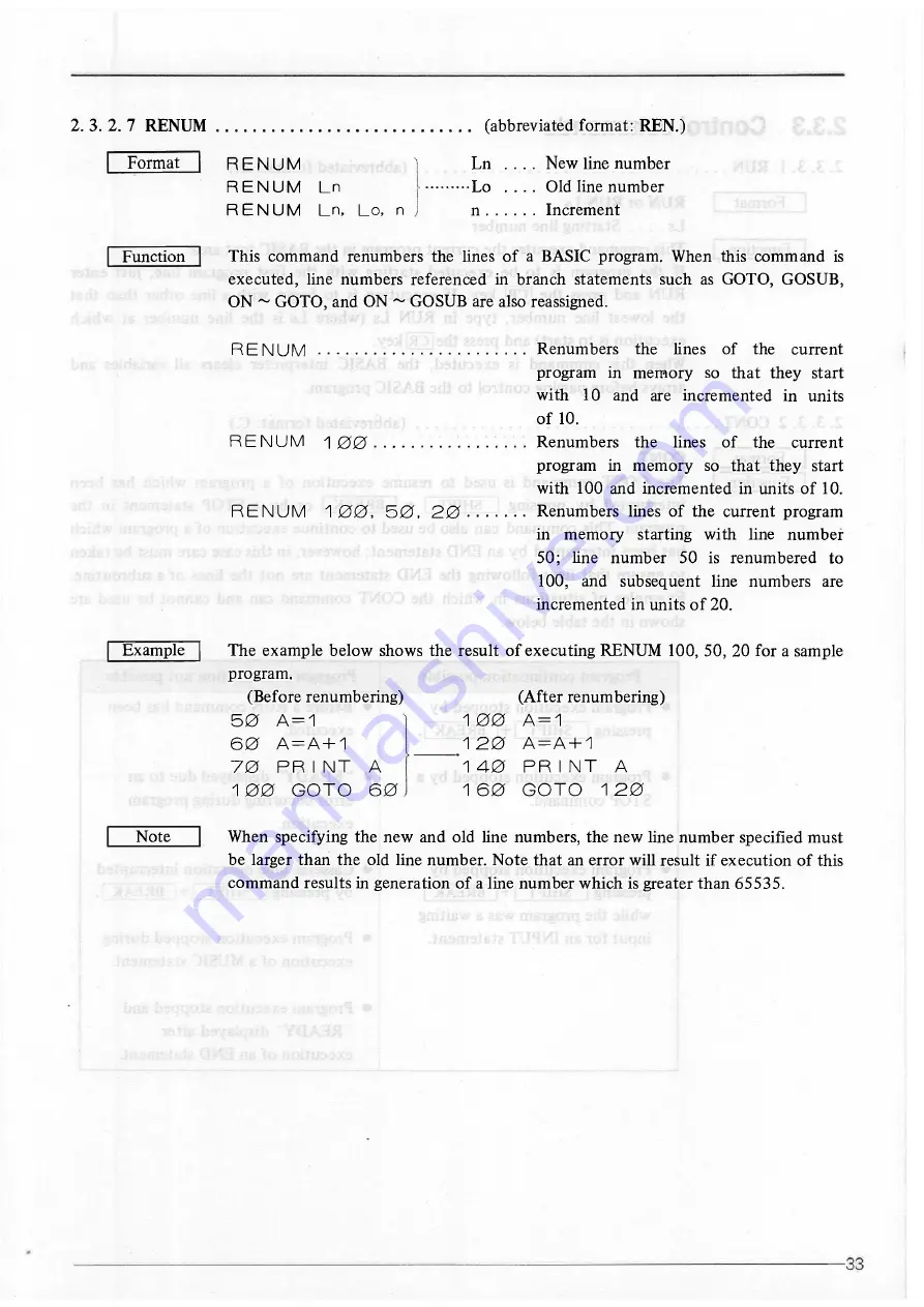 Sharp MZ-700 Series Owner'S Manual Download Page 35