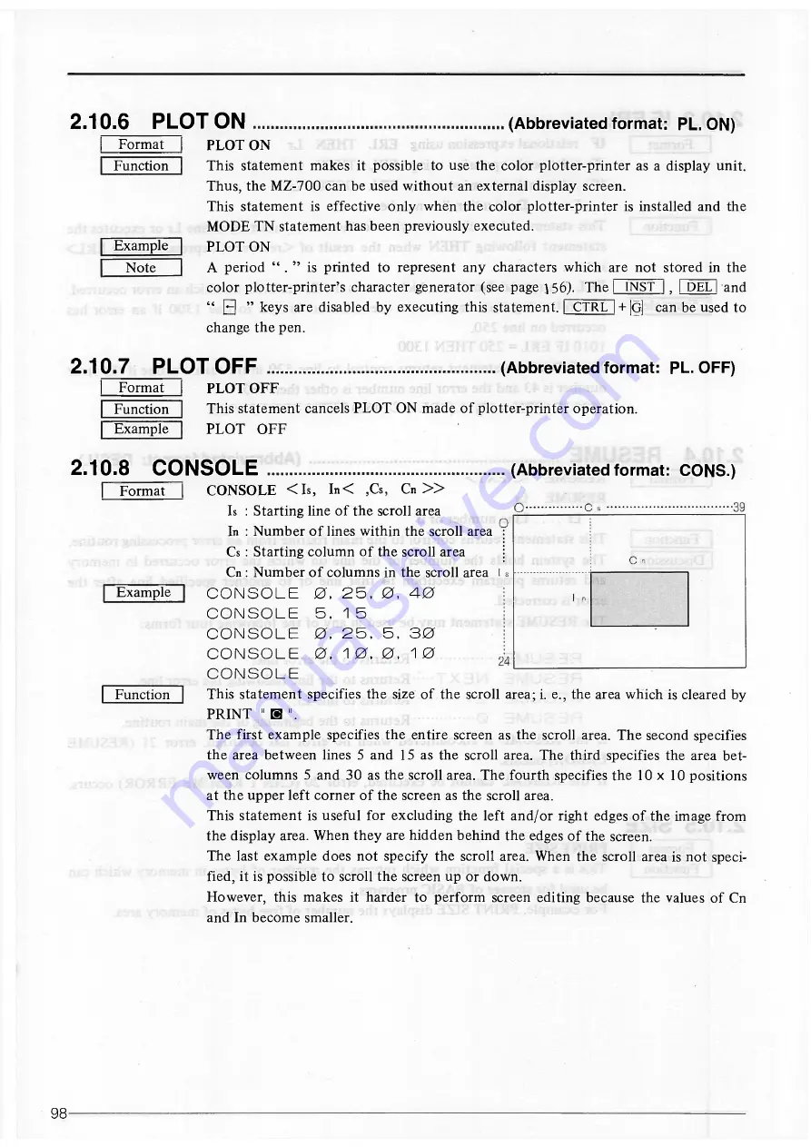 Sharp MZ-700 Series Скачать руководство пользователя страница 100