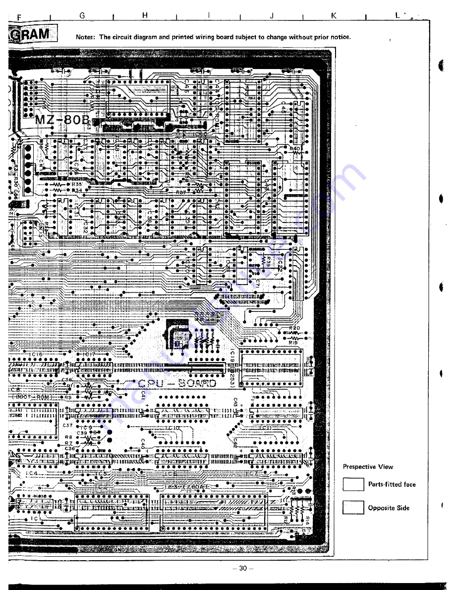 Sharp MZ-80B Service Manual Download Page 31