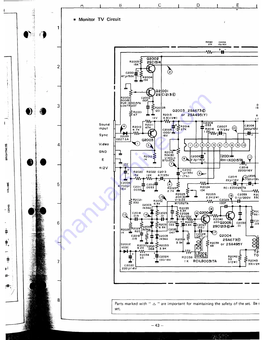 Sharp MZ-80B Service Manual Download Page 44