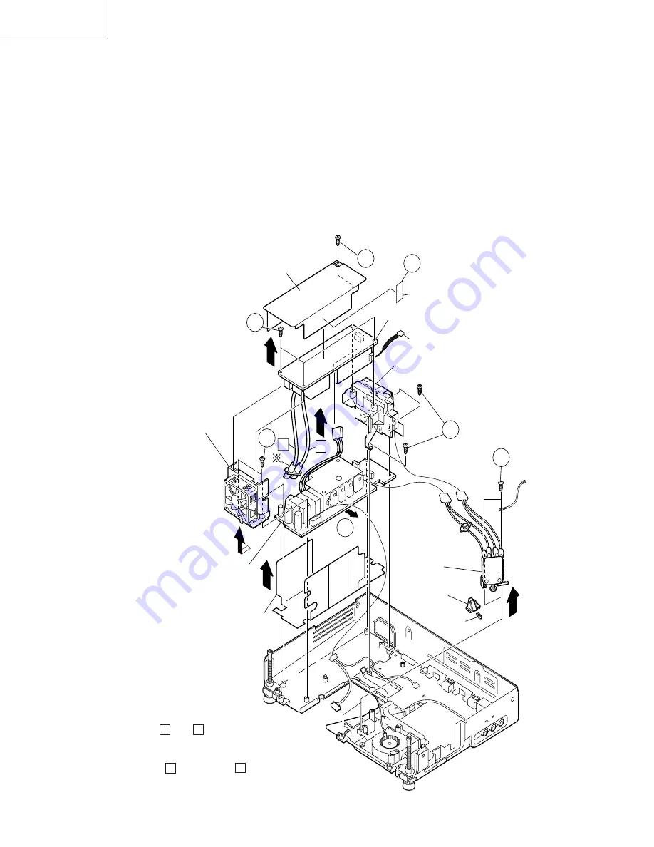 Sharp Notevision PG-C20XU Service Manual Download Page 54