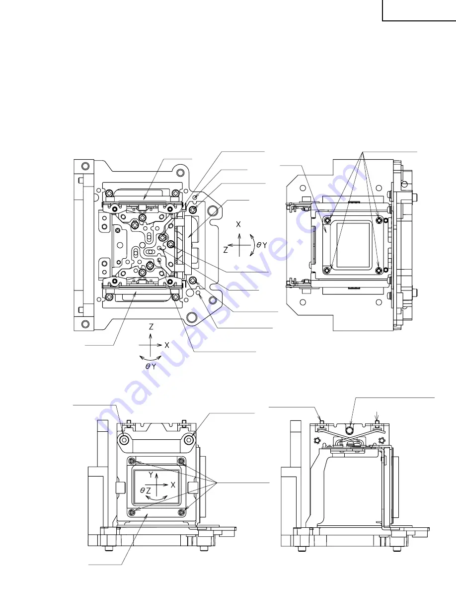 Sharp Notevision PG-C30XU Service Manual Download Page 21