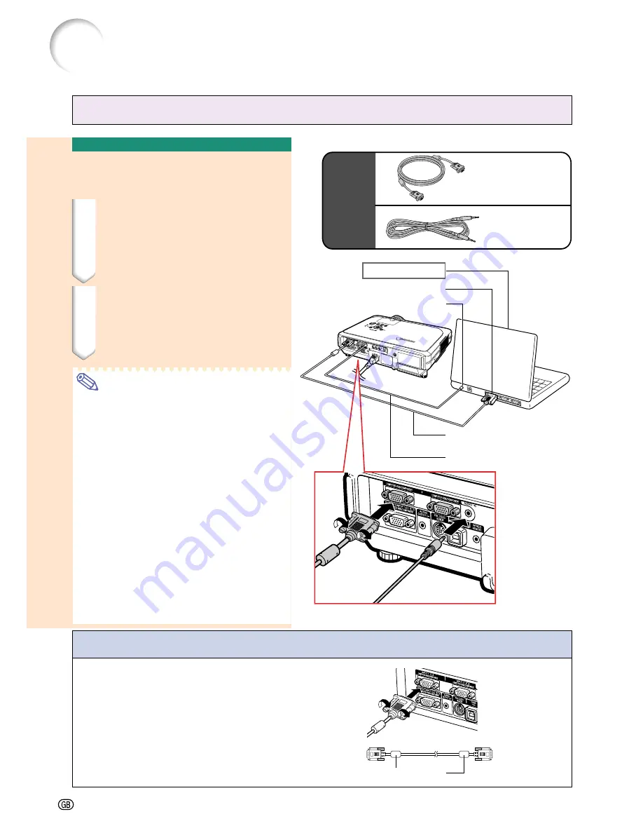 Sharp Notevision PG-C45S Operation Manual Download Page 22