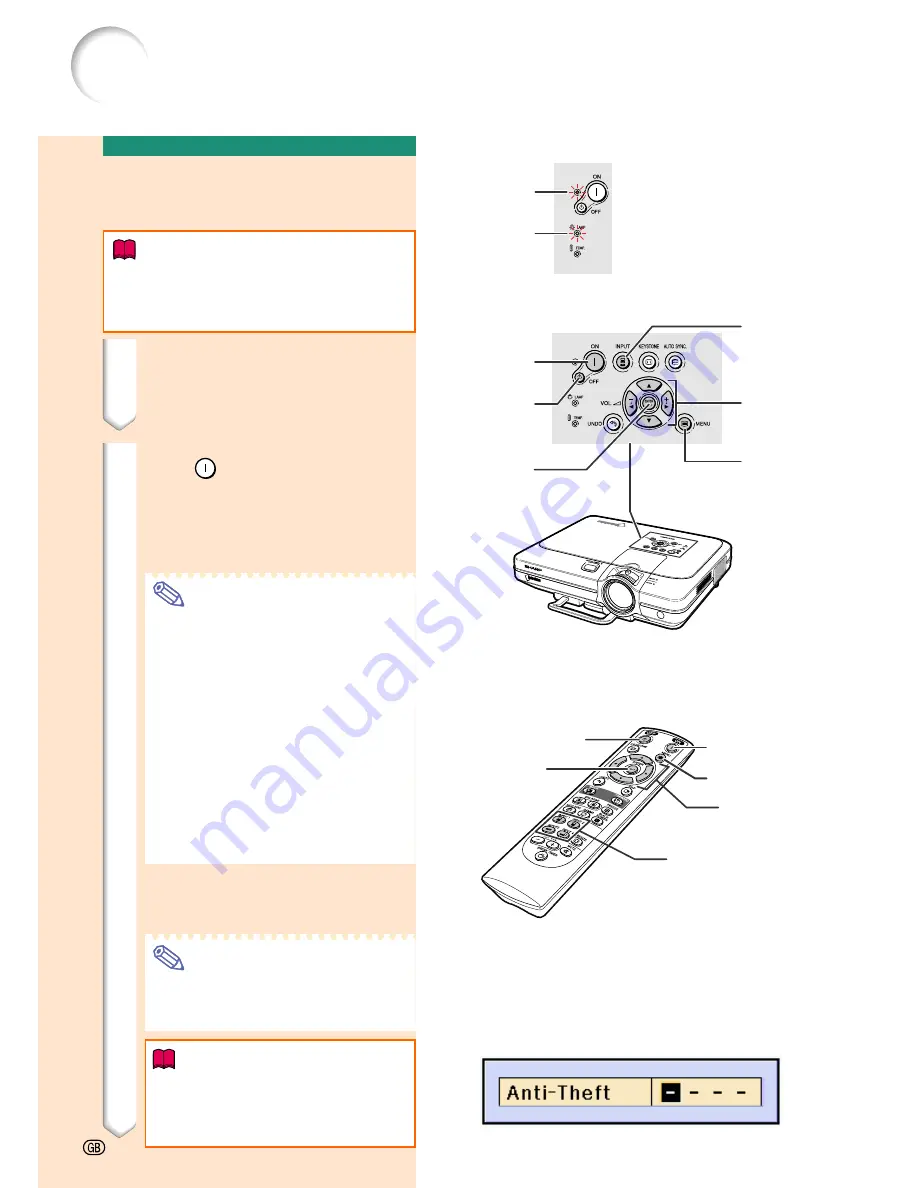 Sharp Notevision PG-C45S Operation Manual Download Page 38