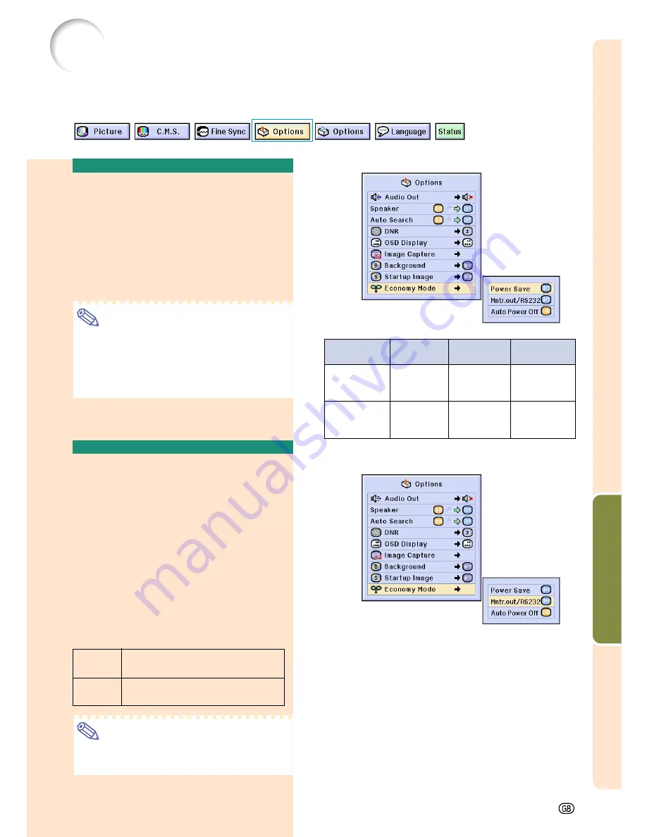 Sharp Notevision PG-C45S Operation Manual Download Page 73