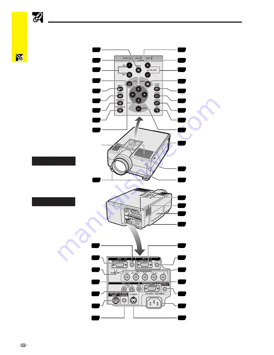 Sharp Notevision XG-P10XE Operation Manual Download Page 10