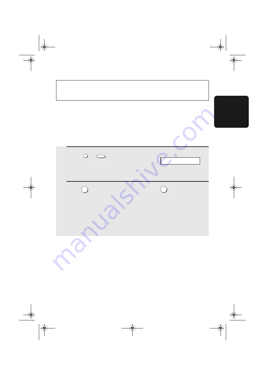 Sharp P100 - UX B/W - Fax Operation Manual Download Page 33