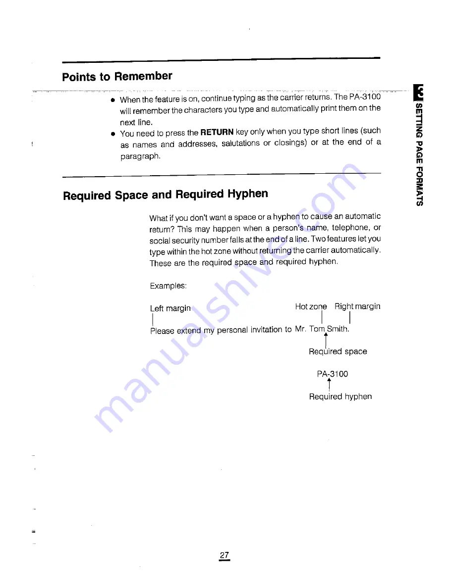 Sharp PA-3100 Operation Manual Download Page 31