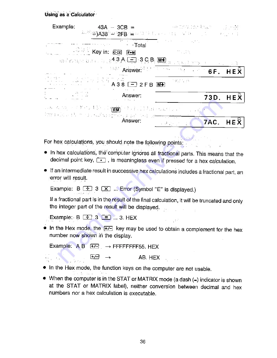 Sharp PC-1460 Operation Manual Download Page 40